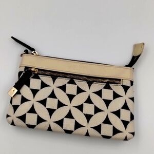 Spartina 449 Navy and Ivory Cream Printed Mini Bag
